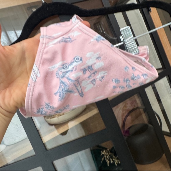 Janie & Jack x Gray Malin toile print rashguard swimsuit set toddler girl ruffle - Picture 11 of 14